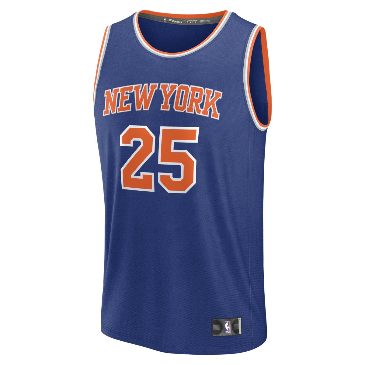 Mikal Bridges New York Knicks Fast Break Replica Player Jersey - Icon Edition - Blue shop