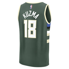 Kyle Kuzma Milwaukee Bucks Fast Break Replica Player Jersey - Icon Edition - Hunter Green discount