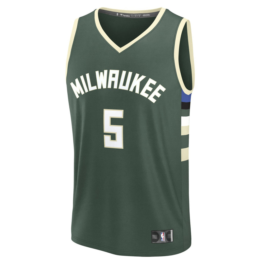 Gary Trent Jr. Milwaukee Bucks Fast Break Replica Player Jersey - Icon Edition - Hunter Green discount