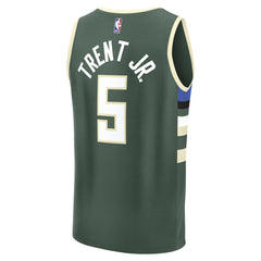 Gary Trent Jr. Milwaukee Bucks Fast Break Replica Player Jersey - Icon Edition - Hunter Green discount