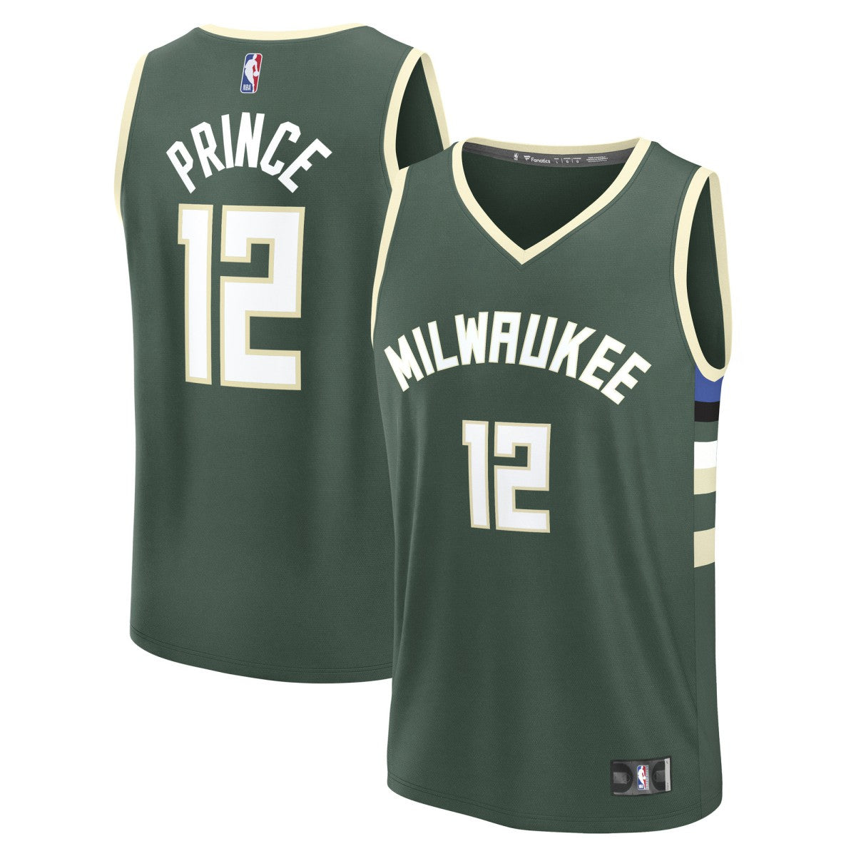 Taurean Prince Milwaukee Bucks Fast Break Replica Player Jersey - Icon Edition - Hunter Green online