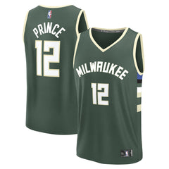 Taurean Prince Milwaukee Bucks Fast Break Replica Player Jersey - Icon Edition - Hunter Green online