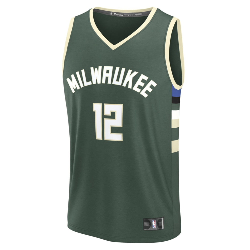 Taurean Prince Milwaukee Bucks Fast Break Replica Player Jersey - Icon Edition - Hunter Green online