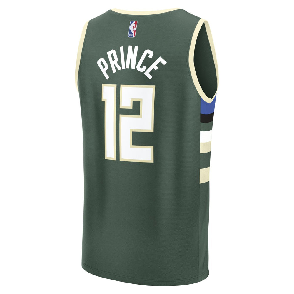 Taurean Prince Milwaukee Bucks Fast Break Replica Player Jersey - Icon Edition - Hunter Green online