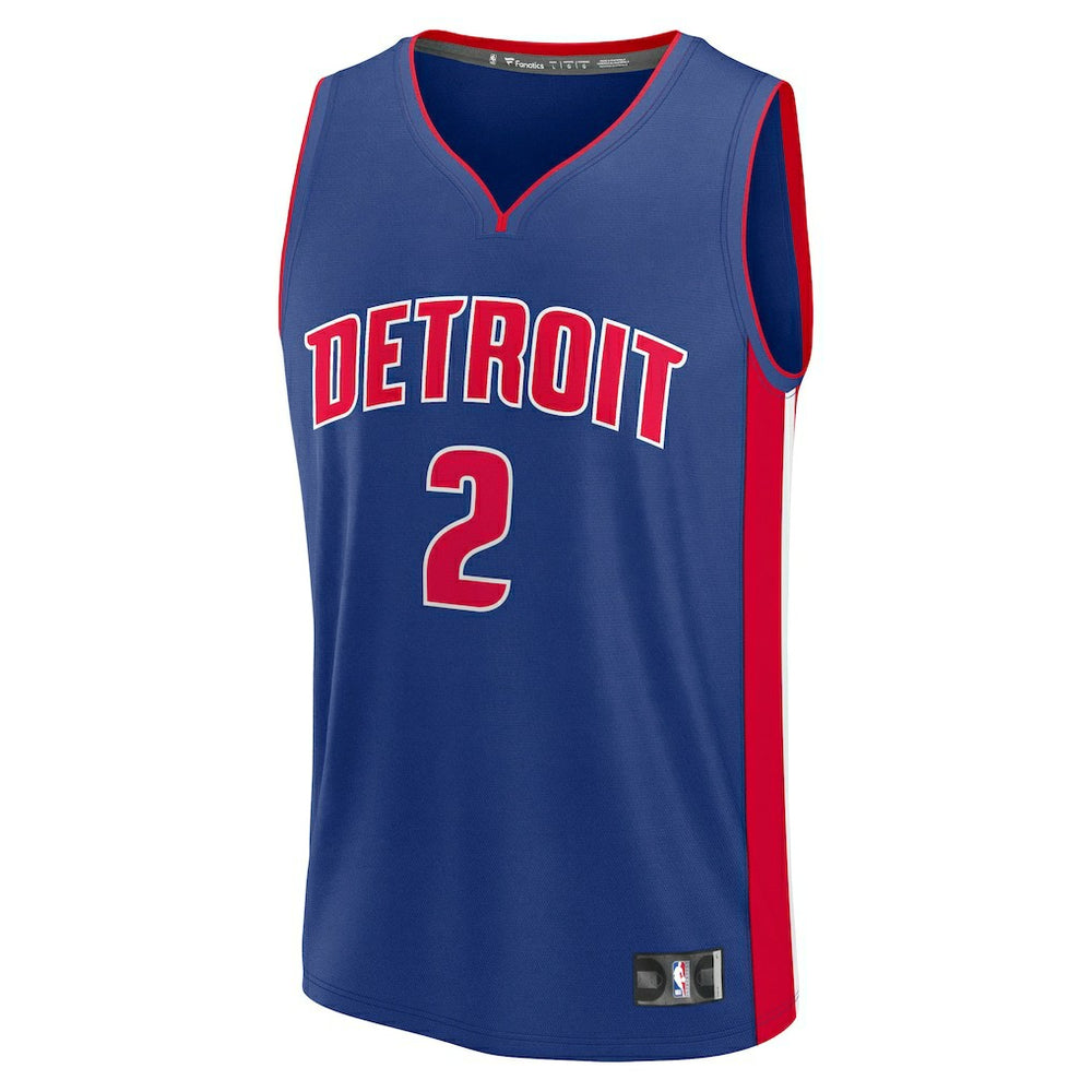 Cade Cunningham Detroit Pistons Fast Break Replica Player Jersey sale - Icon Editi- Blue online