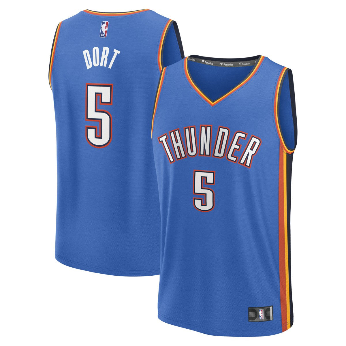 Luguentz Dort Oklahoma City Thunder Fast Break Replica Player Jersey - Icon Edition - Blue cheap
