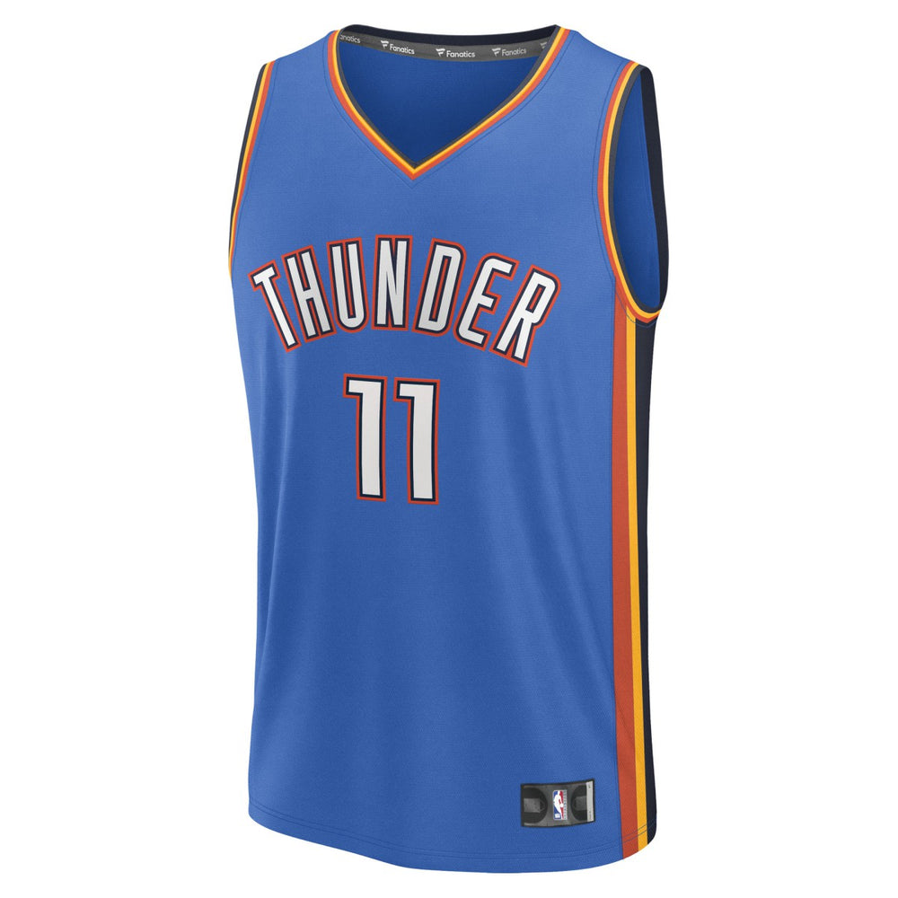 Isaiah Joe Oklahoma City Thunder Fast Break Replica Player Jersey - Icon Edition - Blue on sale