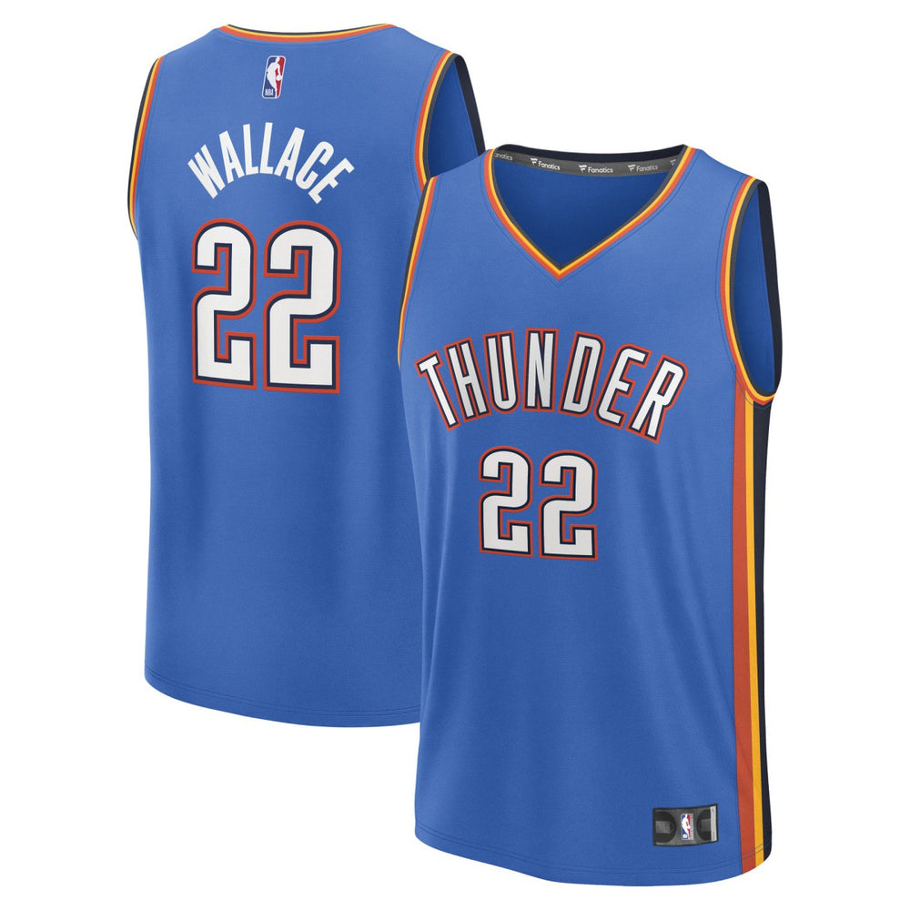Cason Wallace Oklahoma City Thunder Fast Break Replica Player Jersey - Icon Edition - Blue online