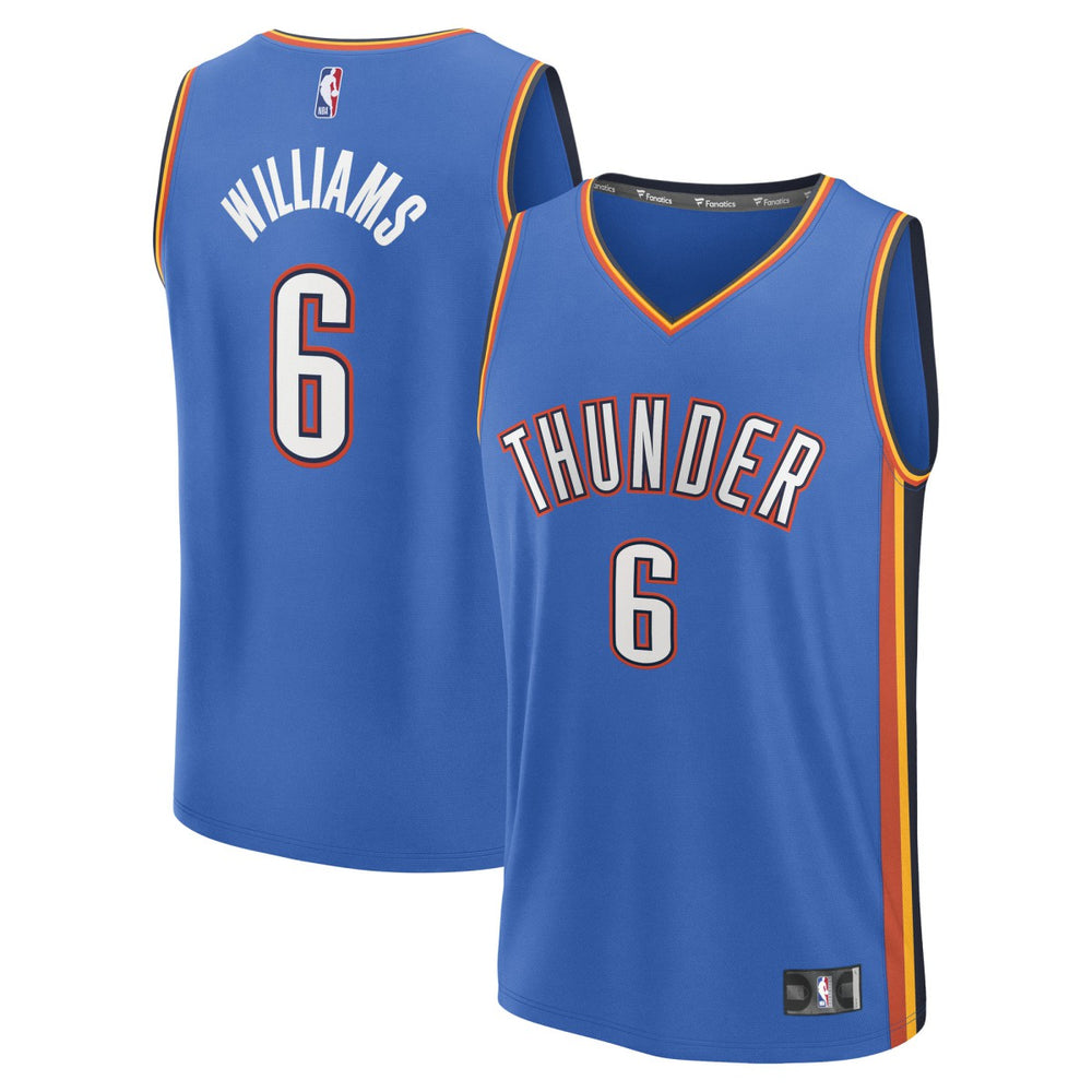 Jaylin Williams Oklahoma City Thunder Fast Break Replica Player Jersey - Icon Edition - Blue sale
