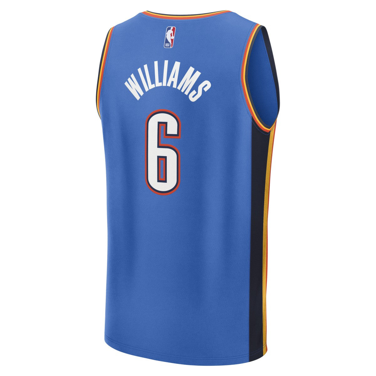Jaylin Williams Oklahoma City Thunder Fast Break Replica Player Jersey - Icon Edition - Blue sale