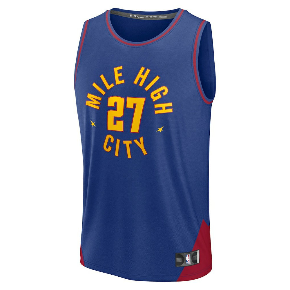 Jamal Murray Denver Nuggets Fast Break Replica Player Jersey sale - Statement Editi- Blue on sale