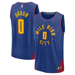 Christian Braun Denver Nuggets Fast Break Replica Player Jersey sale - Statement Editi- Blue cheap