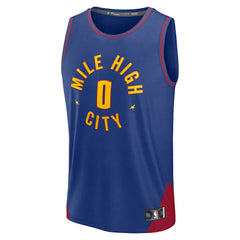 Christian Braun Denver Nuggets Fast Break Replica Player Jersey sale - Statement Editi- Blue cheap
