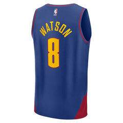 Peyton Watson Denver Nuggets Fast Break Replica Player Jersey sale - Statement Editi- Blue discount