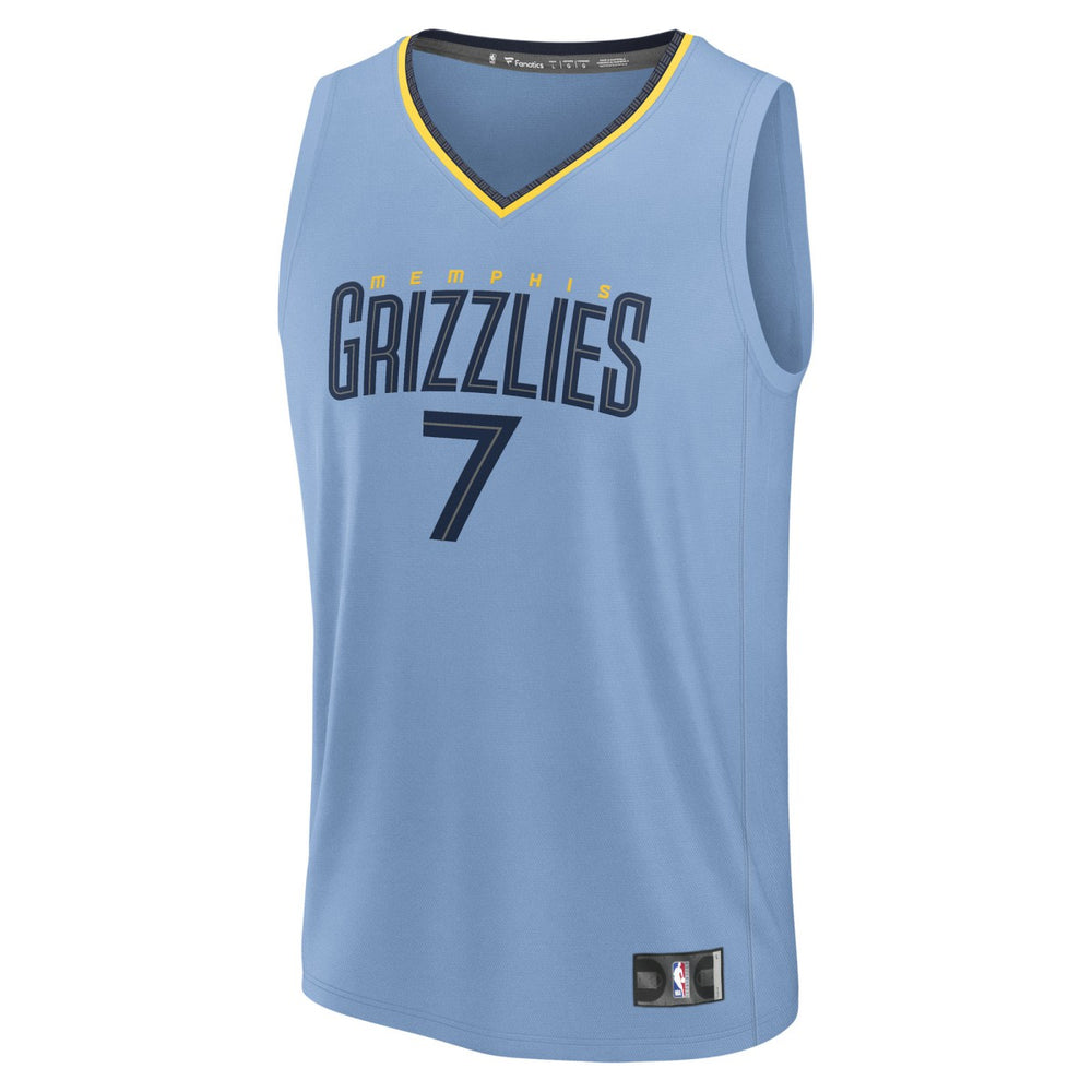 Santi Aldama Memphis Grizzlies Fast Break Replica Player Jersey - Statement Edition - Light Blue cheap
