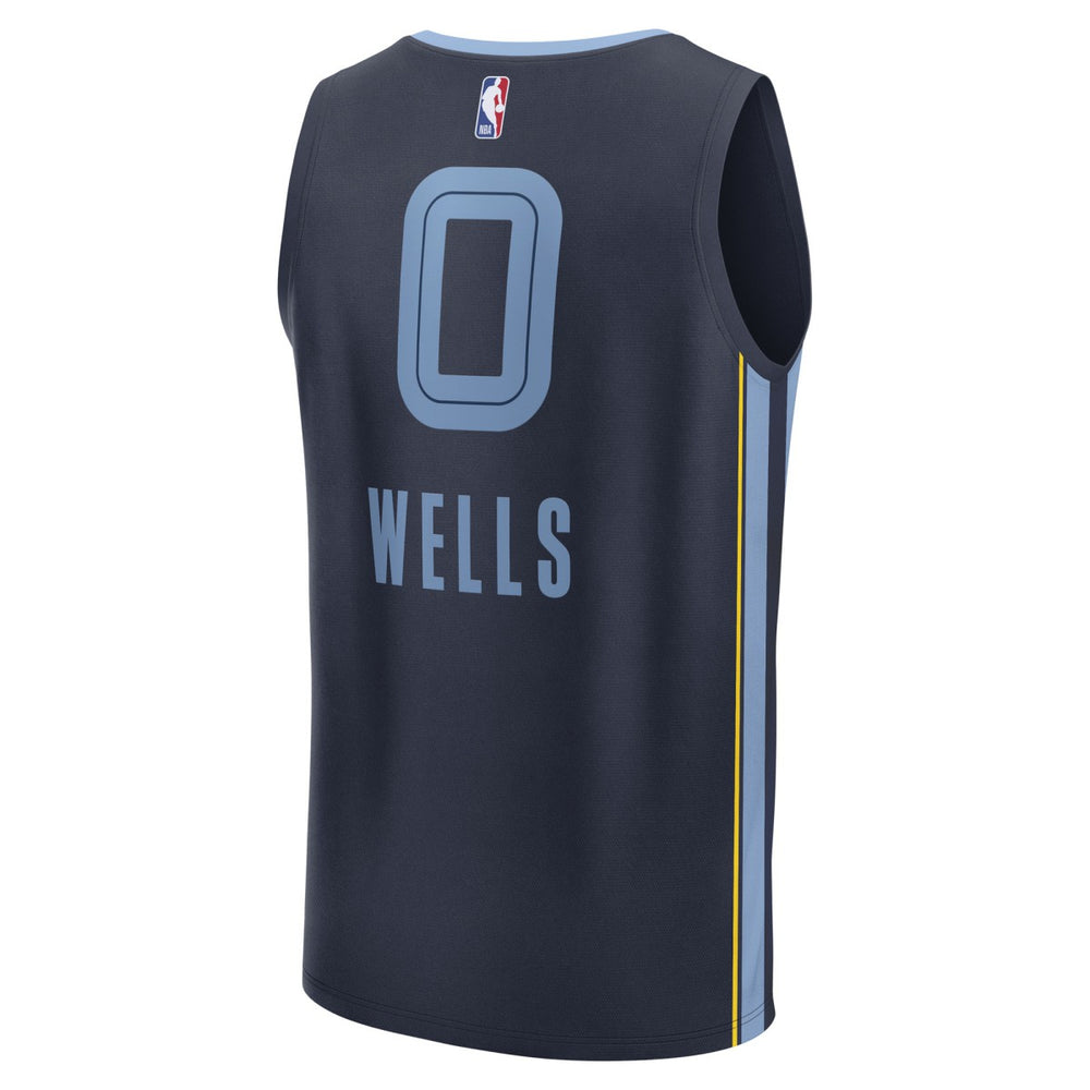 Jaylen Wells Memphis Grizzlies Fast Break Replica Player Jersey - Icon Edition - Navy on sale