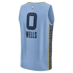 Jaylen Wells Memphis Grizzlies Fast Break Replica Player Jersey - Statement Edition - Light Blue discount
