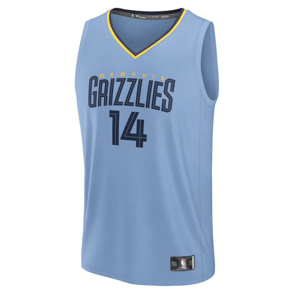 Zach Edey Memphis Grizzlies Fast Break Replica Player Jersey - Statement Edition - Light Blue outlet