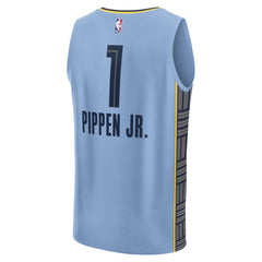 Scotty Pippen Jr. Memphis Grizzlies Fast Break Replica Player Jersey - Statement Edition - Light Blue sale