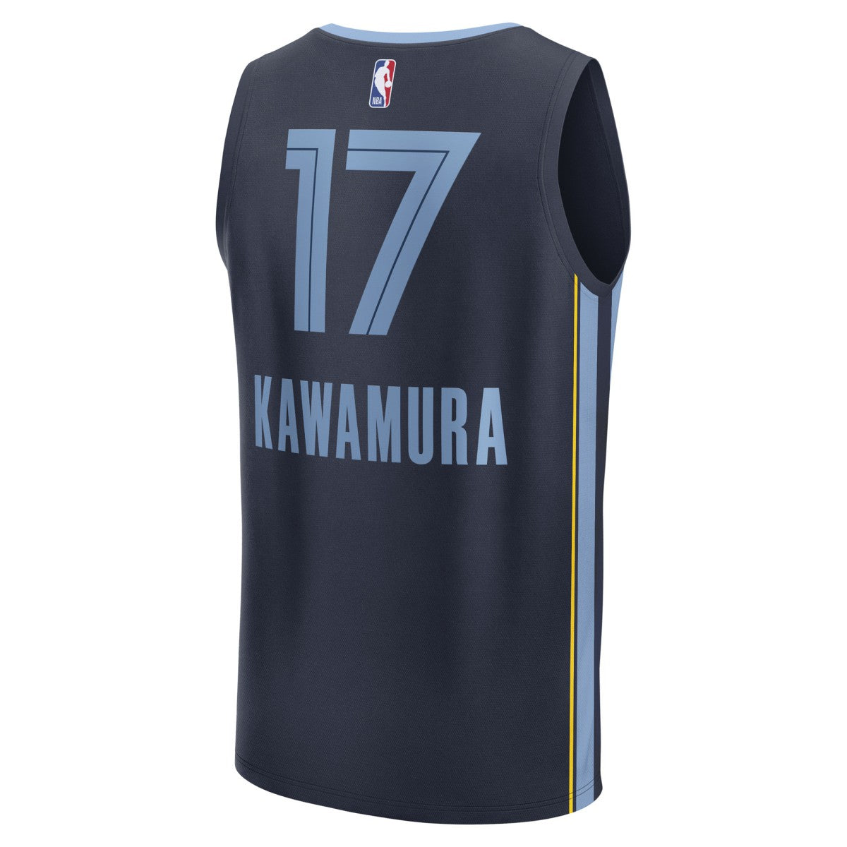 Yuki Kawamura Memphis Grizzlies Fast Break Replica Player Jersey - Icon Edition - Navy for sale