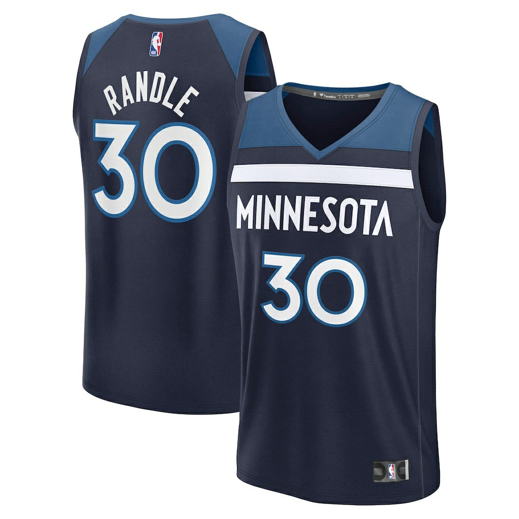 Julius Randle Minnesota Timberwolves Fast Break Replica Player Jersey - Icon Edition - Navy discount