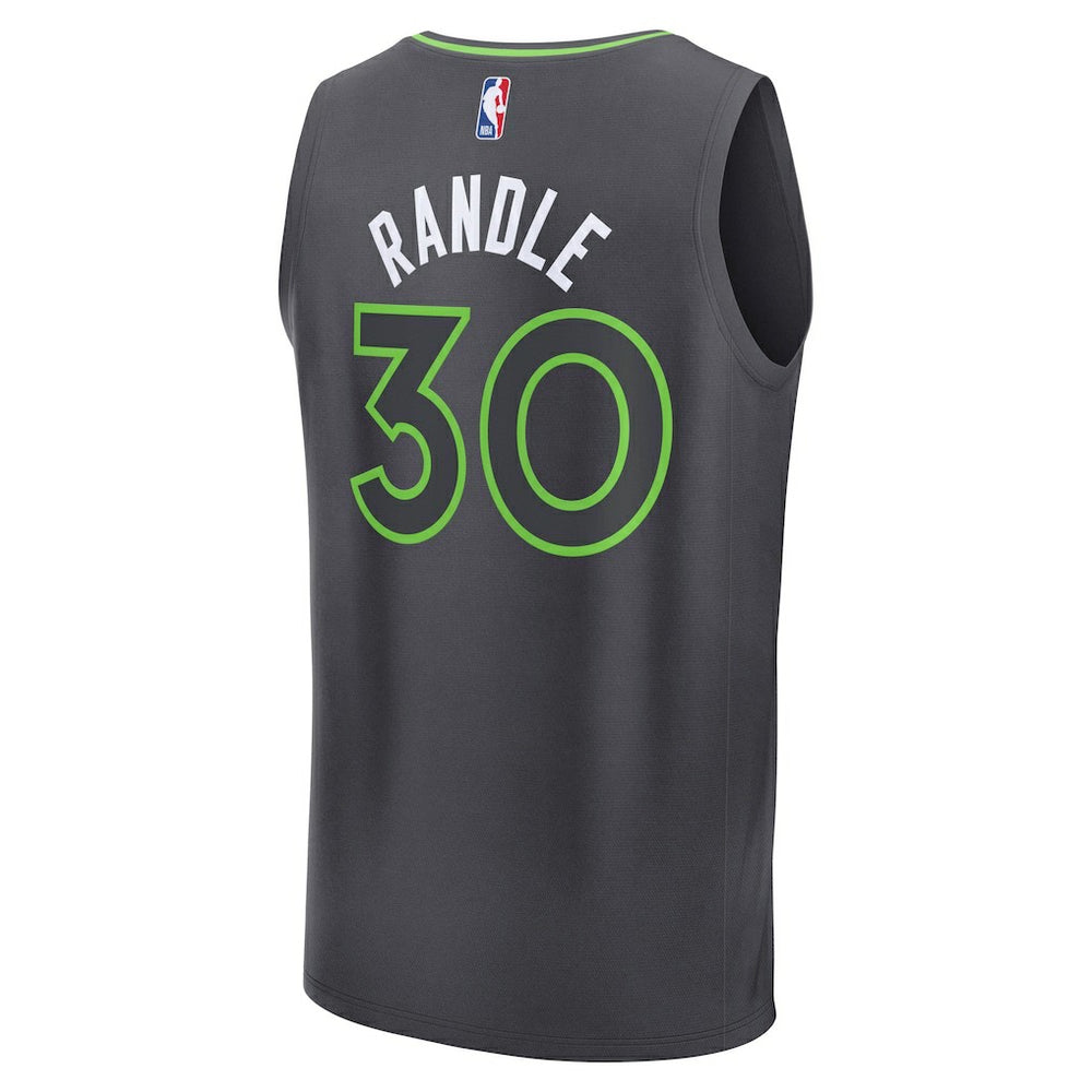 Julius Randle Minnesota Timberwolves Fast Break Replica Player Jersey - Statement Edition - Charcoal online