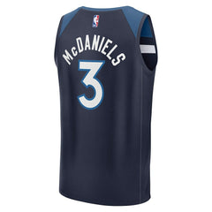 Jaden McDaniels Minnesota Timberwolves Fast Break Replica Player Jersey - Icon Edition - Navy cheap