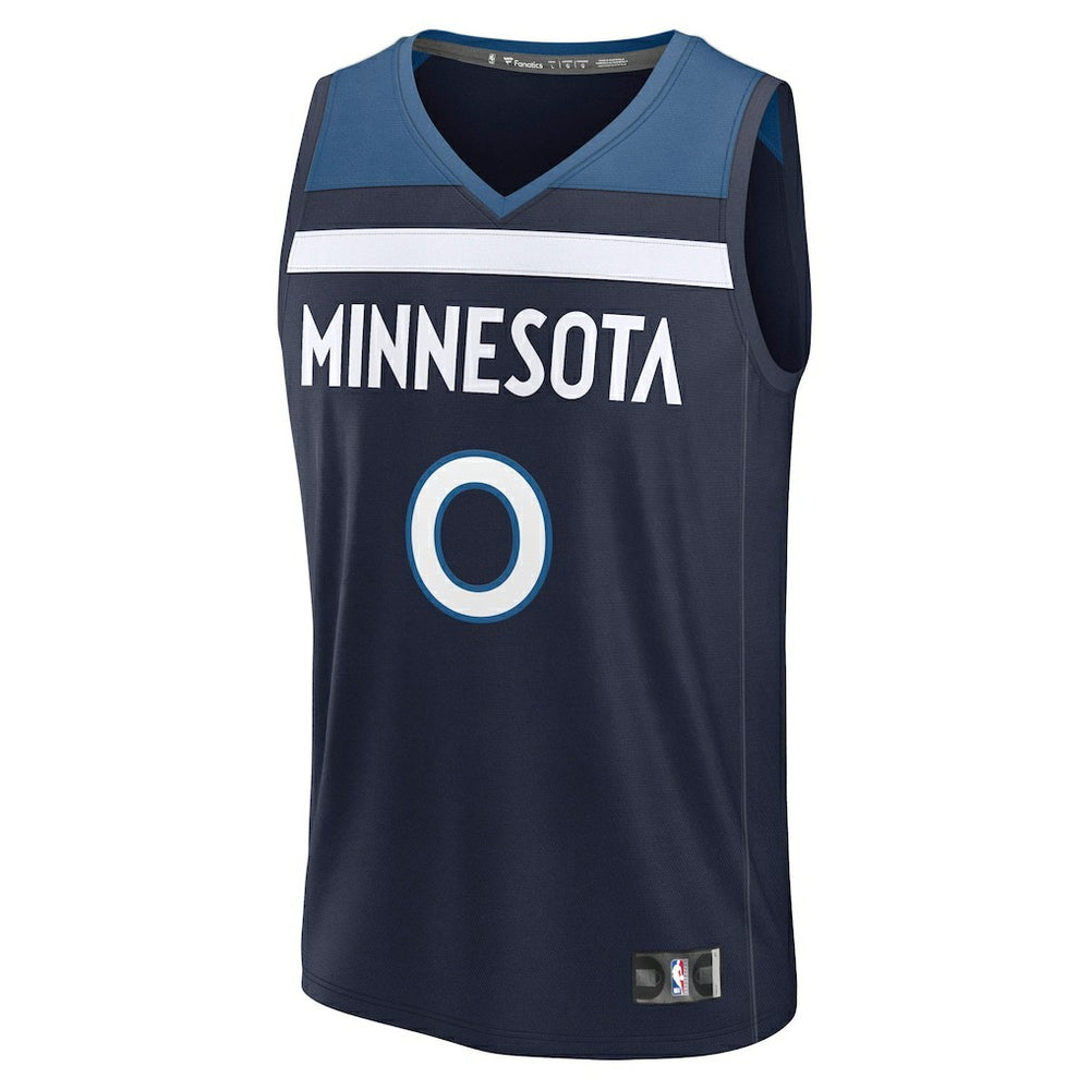 Donte DiVincenzo Minnesota Timberwolves Fast Break Replica Player Jersey - Icon Edition - Navy sale