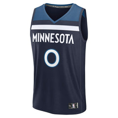 Donte DiVincenzo Minnesota Timberwolves Fast Break Replica Player Jersey - Icon Edition - Navy sale