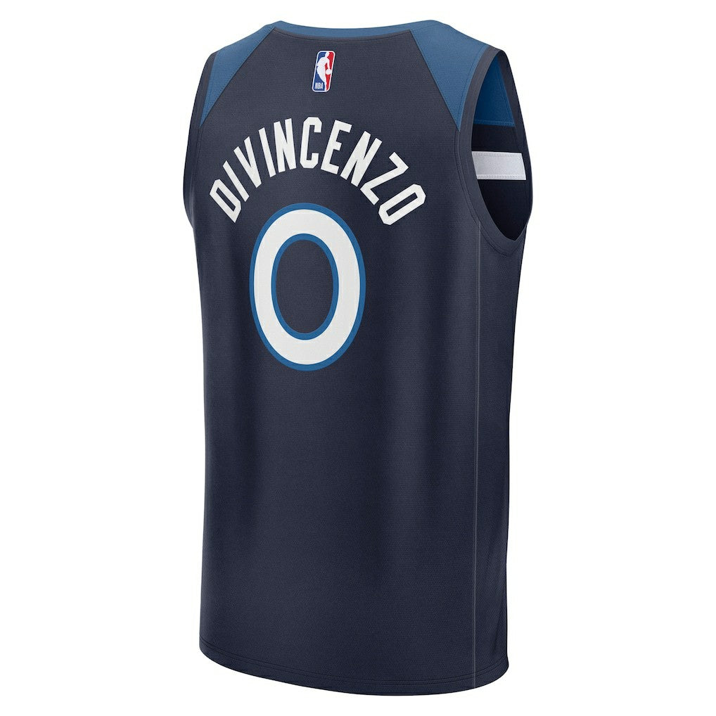 Donte DiVincenzo Minnesota Timberwolves Fast Break Replica Player Jersey - Icon Edition - Navy sale