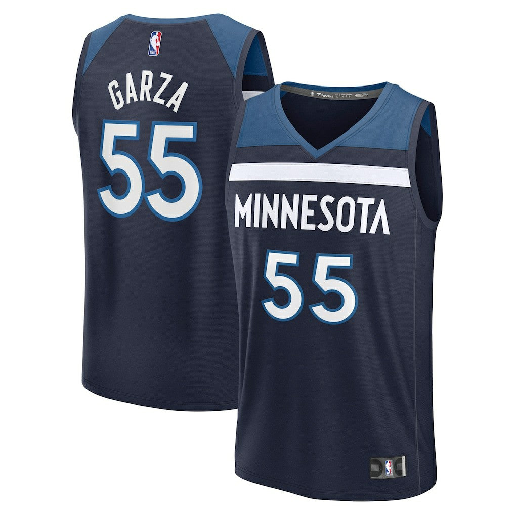 Luka Garza Minnesota Timberwolves Fast Break Replica Player Jersey - Icon Edition - Navy for sale