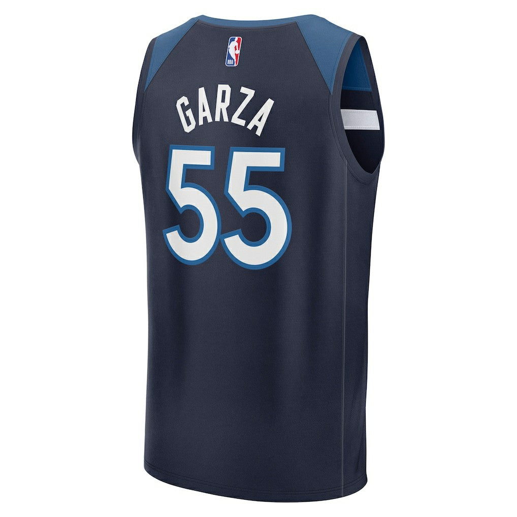 Luka Garza Minnesota Timberwolves Fast Break Replica Player Jersey - Icon Edition - Navy for sale