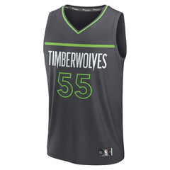 Luka Garza Minnesota Timberwolves Fast Break Replica Player Jersey - Statement Edition - Charcoal outlet