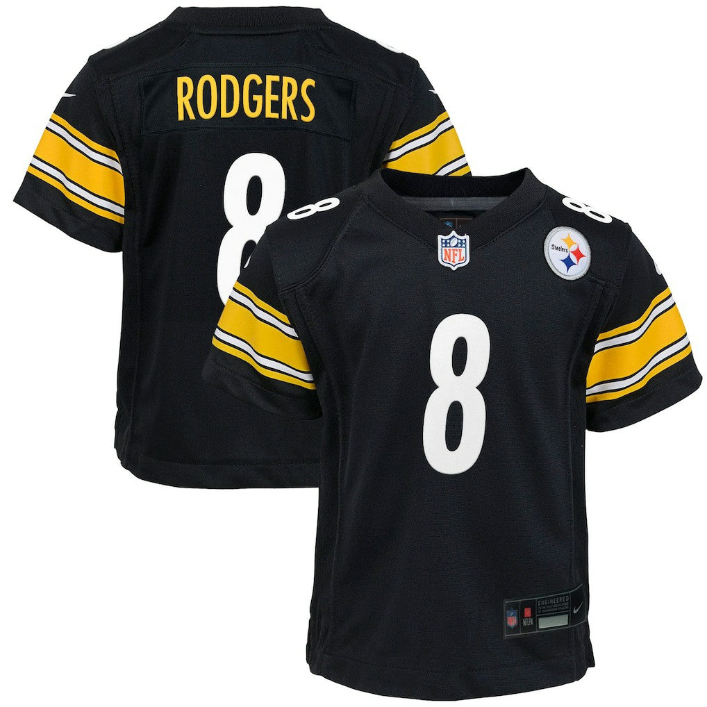 Aaron Rodgers Pittsburgh Steelers Youth Game Jersey - Black cheap
