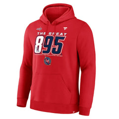 Alexander Ovechkin Washington Capitals Fanatics NHL All-Time Leading Goal Scorer The Great 895 Pullover Hoodie - Athletic Red Hoodies