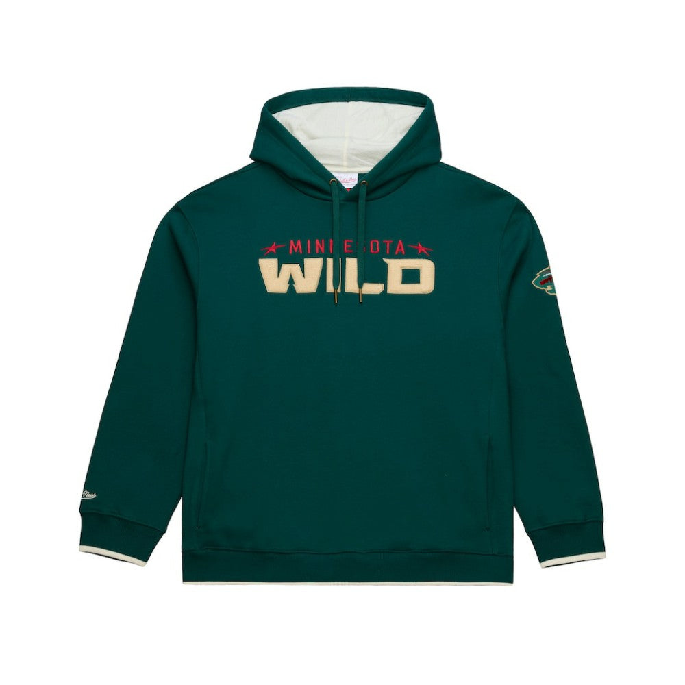 Minnesota Wild Mitchell & Ness Team Legacy Hoodie - Green Hoodies