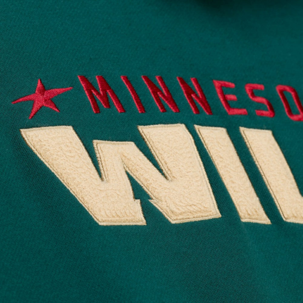 Minnesota Wild Mitchell & Ness Team Legacy Hoodie - Green Hoodies