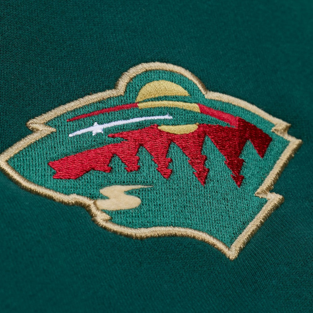 Minnesota Wild Mitchell & Ness Team Legacy Hoodie - Green Hoodies