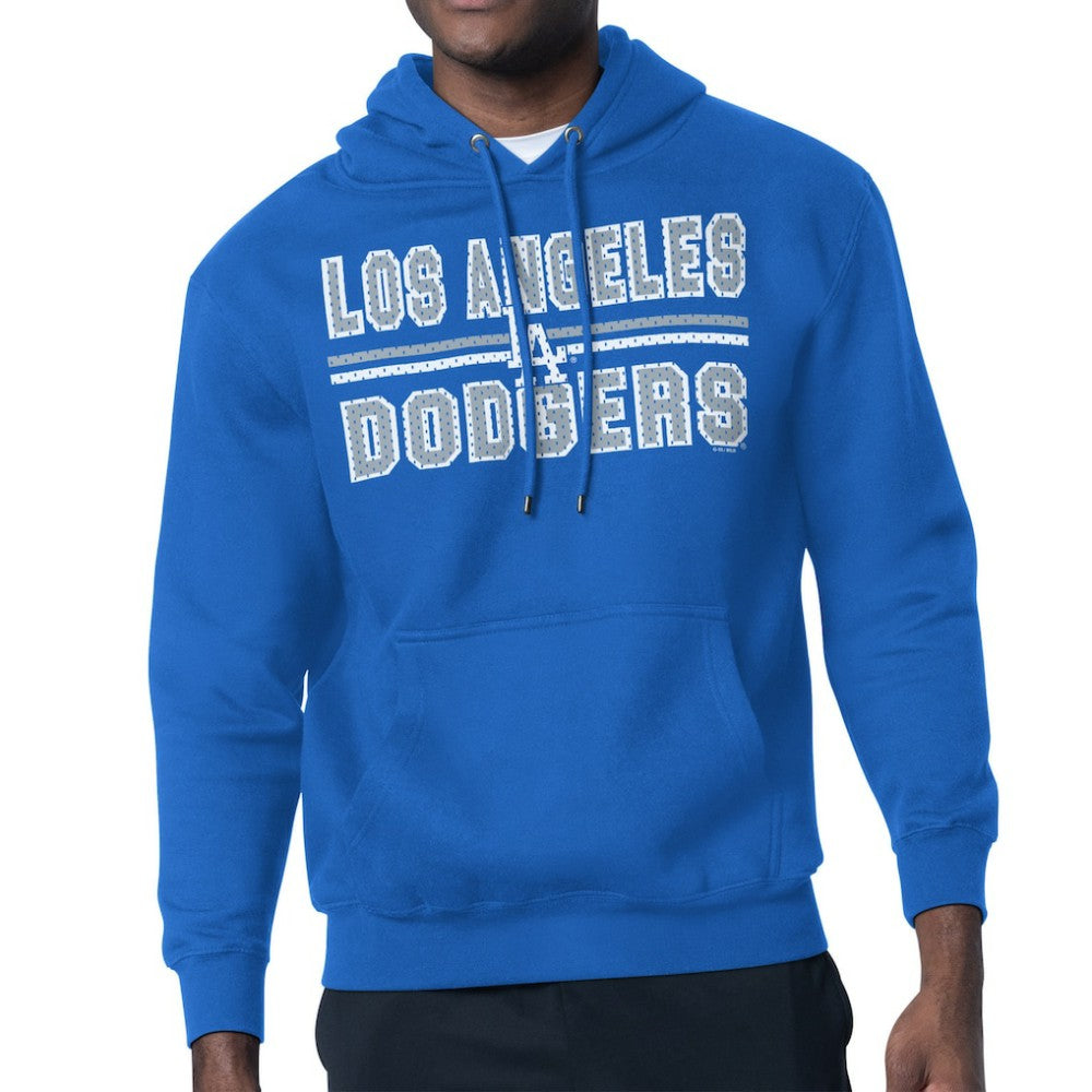 Los Angeles Dodgers Starter Team Mesh Print Graphic Pullover Hoodie Royal