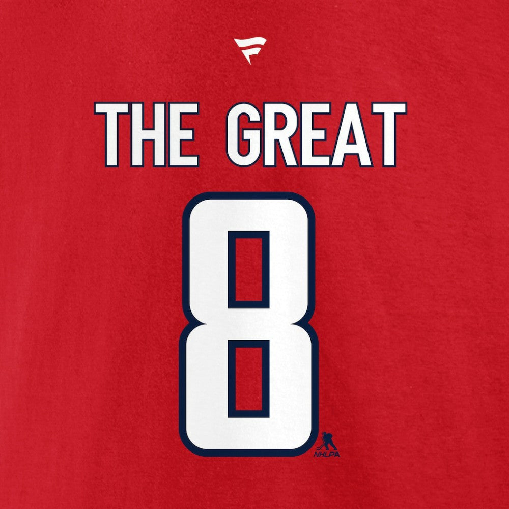 Alexander Ovechkin Washington Capitals NHL All-Time Leading Goal Scorer Name & Number T-Shirt - Red T-shirts