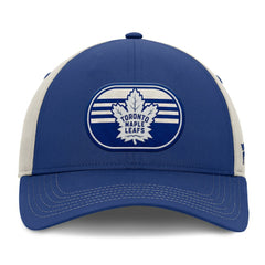 Toronto Maple Leafs Fanatics 2025 Stanley Cup Playoffs Locker Room Trucker Adjustable Hat - Blue/Gray Hats