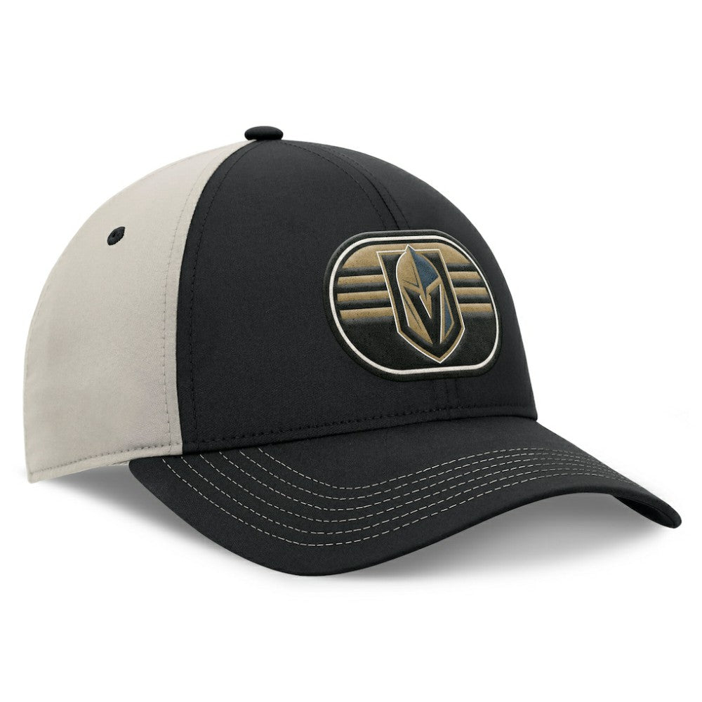 Vegas Golden Knights Fanatics 2025 Stanley Cup Playoffs Locker Room Trucker Adjustable Hat - Black/Gray Hats
