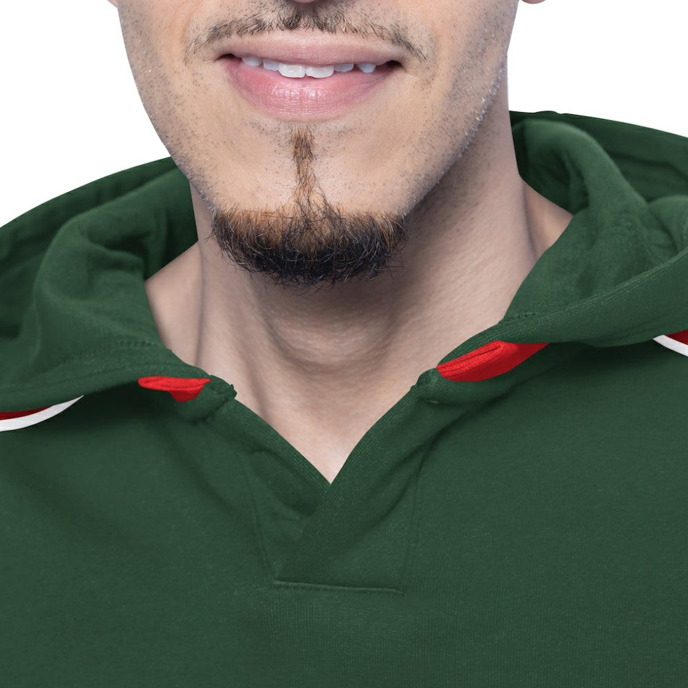 Minnesota Wild G-III Sports by Carl Banks Adaptive Wear Lord Stanley Hooded Long Sleeve Sweatshirt - Green Sweatshirts