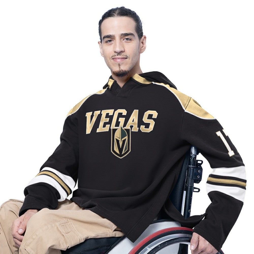 Vegas Golden Knights G-III Sports by Carl Banks Adaptive Wear Lord Stanley Hooded Long Sleeve Sweatshirt - Black Sweatshirts