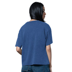 New York Rangers Starter Women's Oversized Hall of Fame T-Shirt - Heather Blue T-shirts