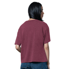 Colorado Avalanche Starter Women's Oversized Hall of Fame T-Shirt - Heather Burgundy T-shirts