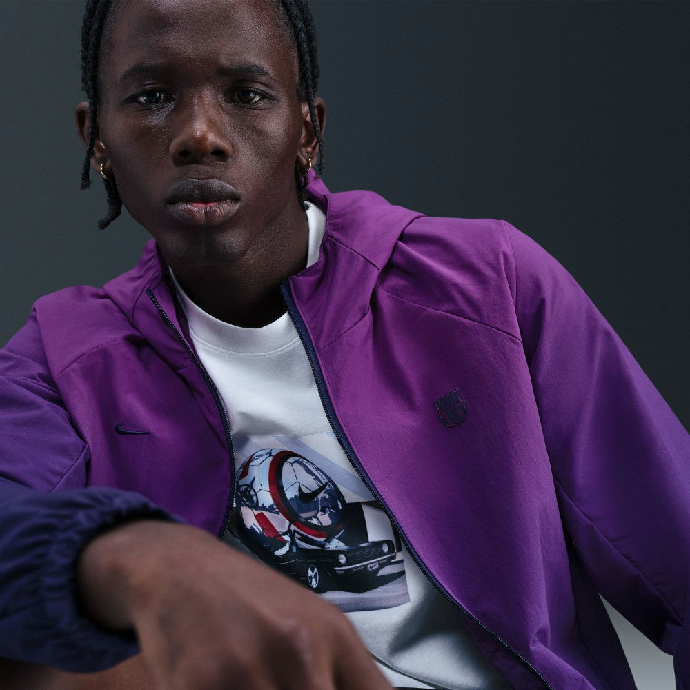 Barcelona AWF Woven Full-Zip Jacket - Purple sale