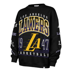 Los Angeles Lakers '47 Women's 2025/26 City Edition Go Big Oversized Sweatshirt - Black shop