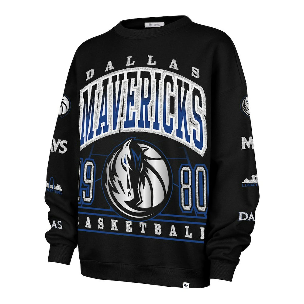 Dallas Mavericks '47 Women's 2025/26 City Edition Go Big Oversized Sweatshirt sale - Black online