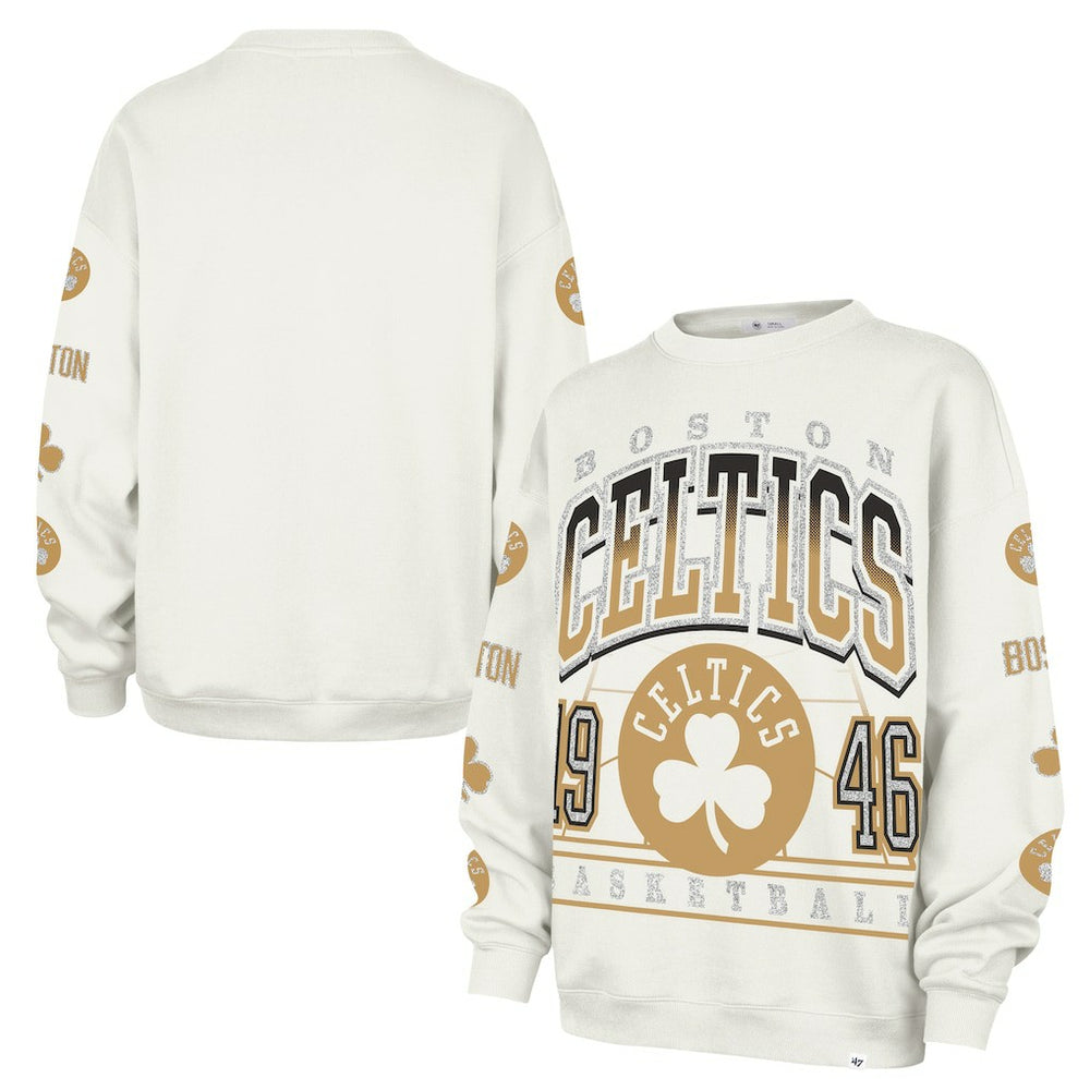 Boston Celtics '47 Women's 2025/26 City Edition Go Big Oversized Sweatshirt - Natural online